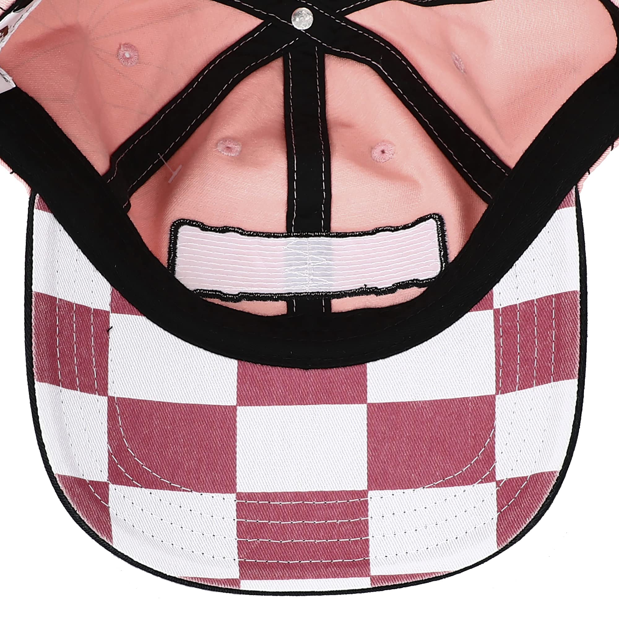 Demon Slayer Embroidered Season 1 Logo Black Adjustable Baseball Hat