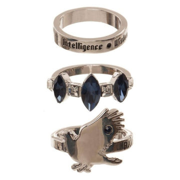 Harry Potter 3 Piece Ravenclaw Ring Set Gryffindor Ring Size 6, 7, 8