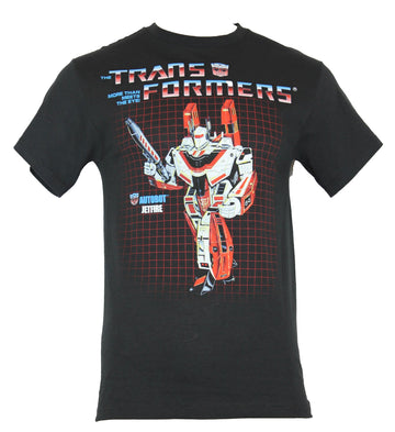 Transformers Mens T-Shirt - Autobot Jetfire Action figure Box Art Image