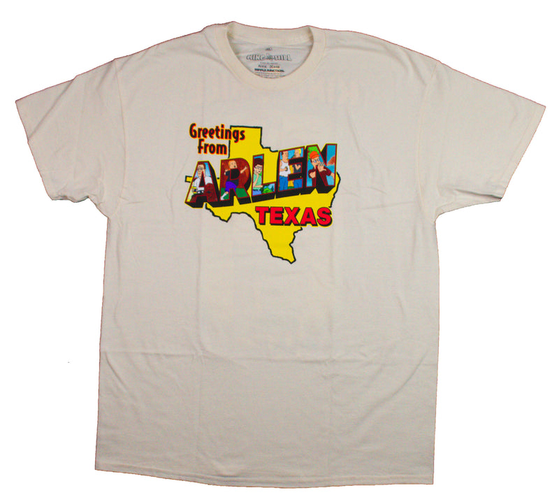 King of the Hill Mens T-Shirt - Greetings From Arlen Texas Cast