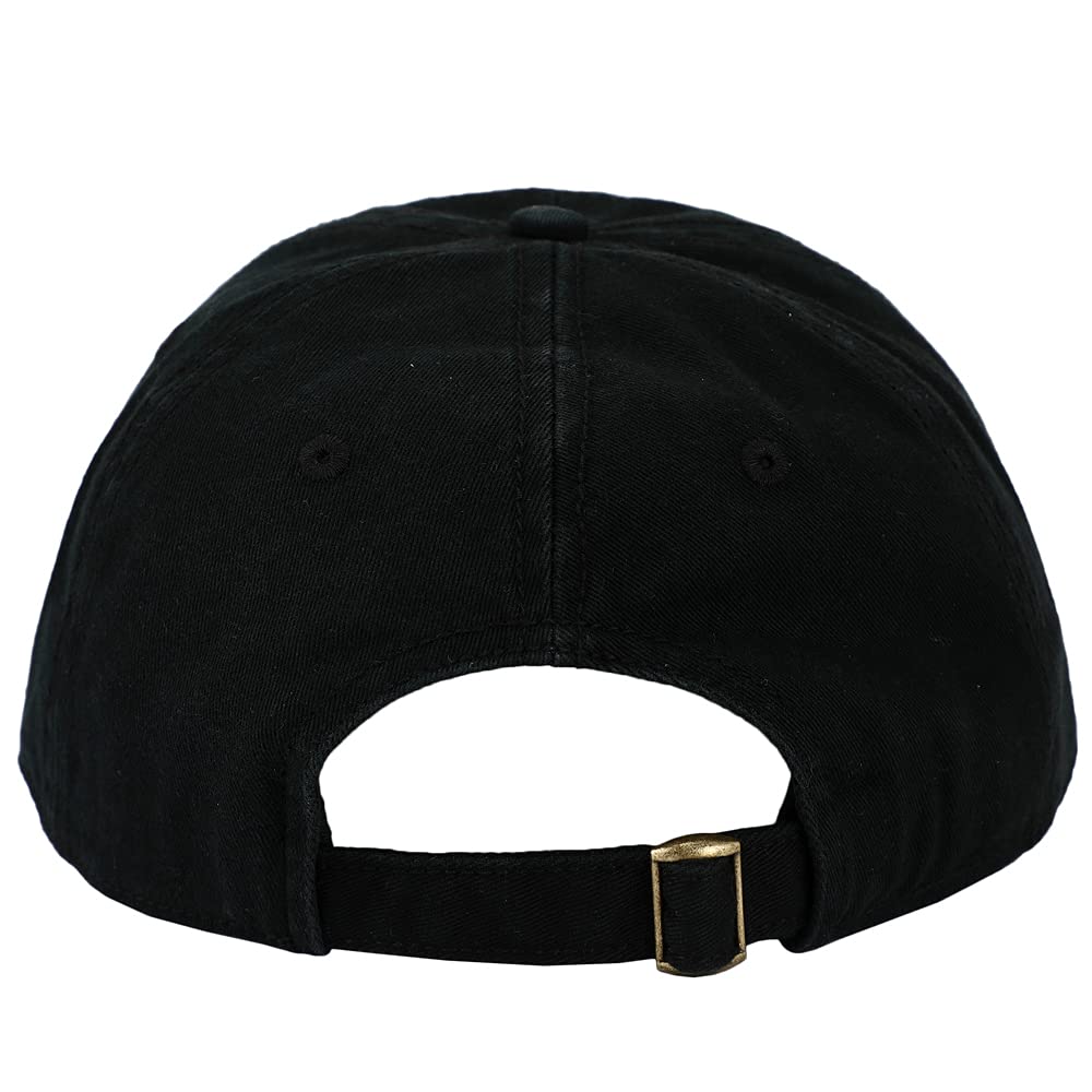 Bioworld Loki Red White and Blue Button Embroidered Black Cotton Twill Hat