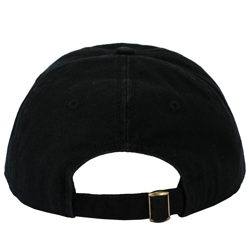 Bioworld Loki Red White and Blue Button Embroidered Black Cotton Twill Hat