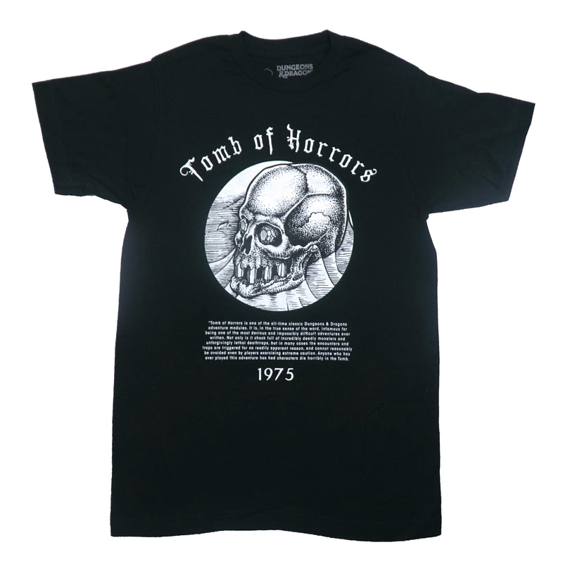 Dungeons & Dragons Mens T-Shirt - Tomb of Horror Module Description 1975