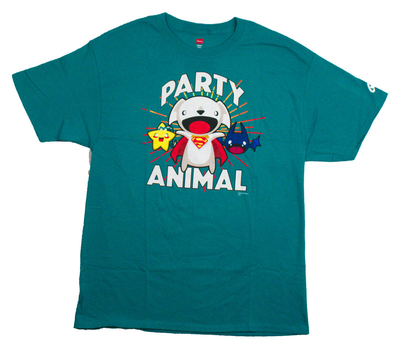 Graphitti Designs Superman Party Animal Krypto Cutie DEADSTOCK VINTAGE T-SHIRT