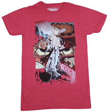 Samurai Jack Mens T-Shirt - Comic Frames Beetle Kreegaa!