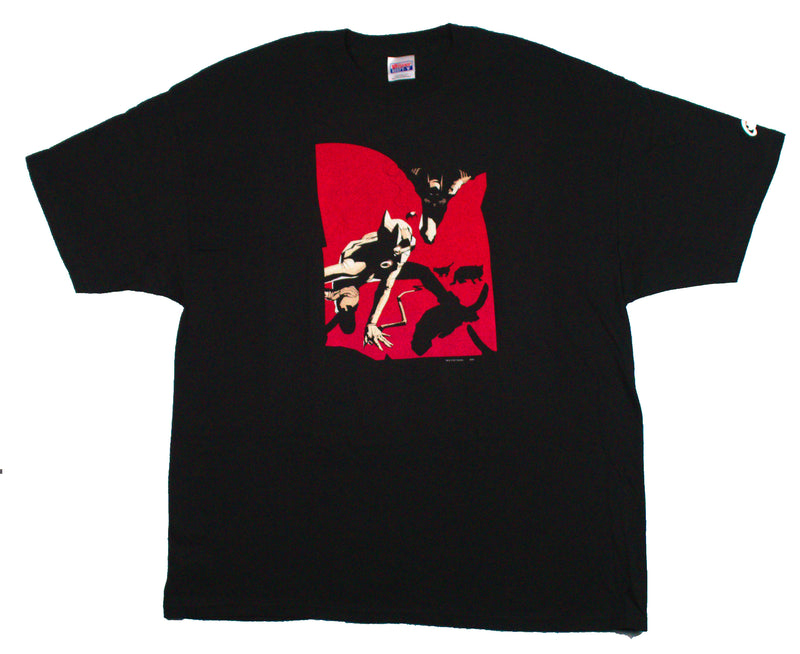 Graphitti Designs Batman Year 100 Catwoman Pope DEADSTOCK VINTAGE T-SHIRT NOS