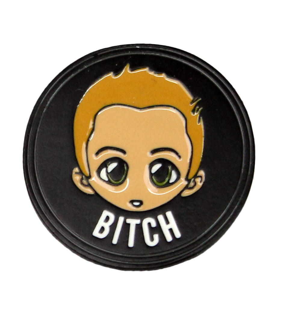 Supernatural 4 pc Lapel Pin Set W/ Sam Dean Bobby & Castiel Spewing Insults
