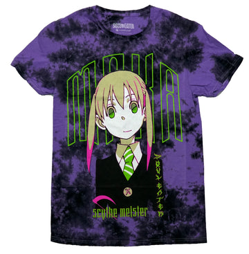 Soul Eater Mens T-Shirt - Large Image of Scythe Meister Tie Dye