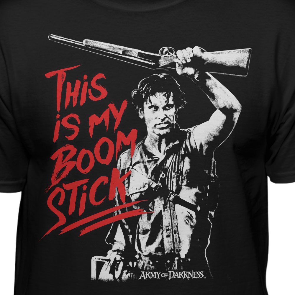 Army of Darkness Mens T-Shirt - This is my Boomstick Photo Pose