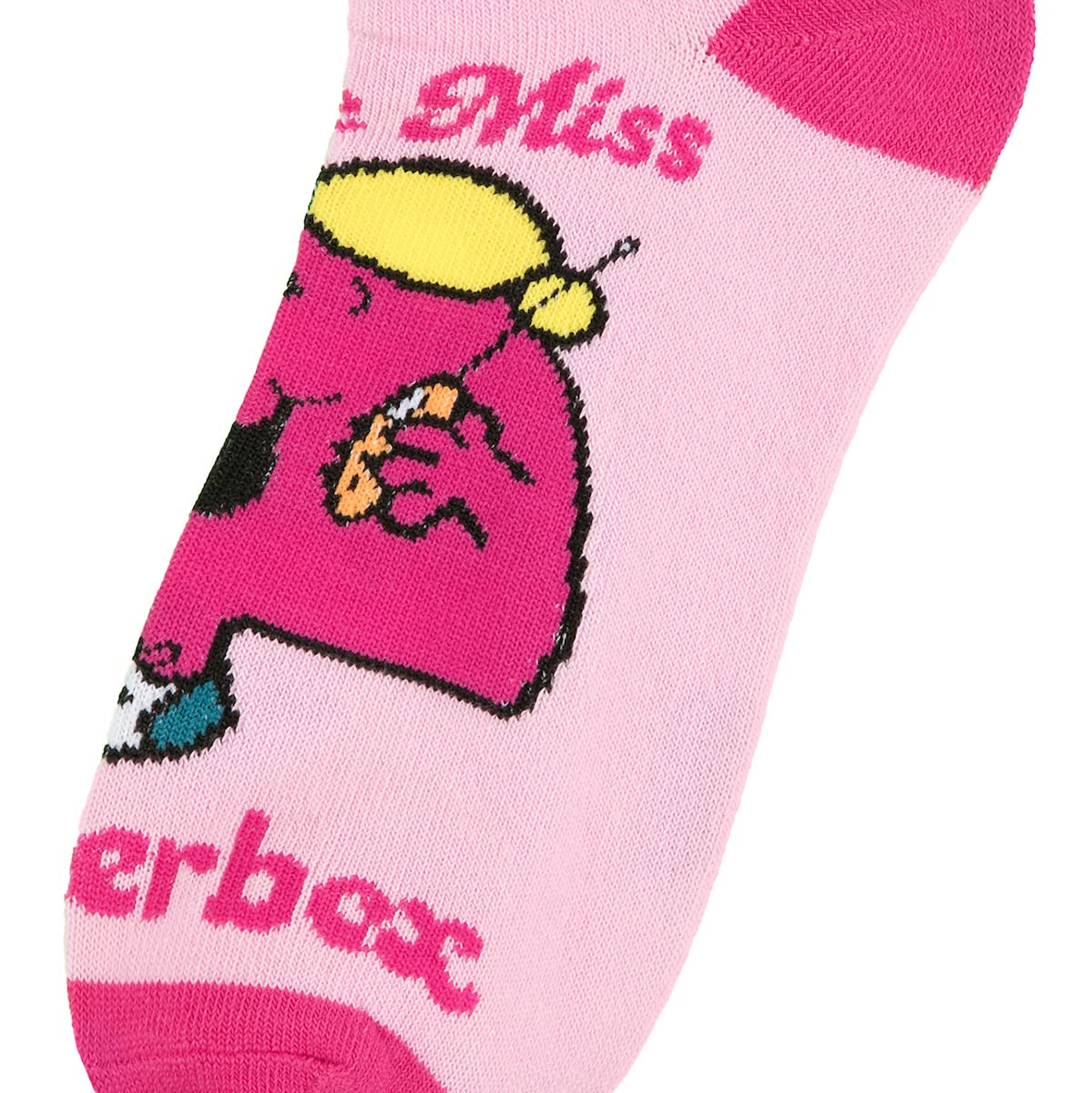Bioworld Mr. Men And Little Miss Meme Characters 5-Pack Women's Ankle Socks