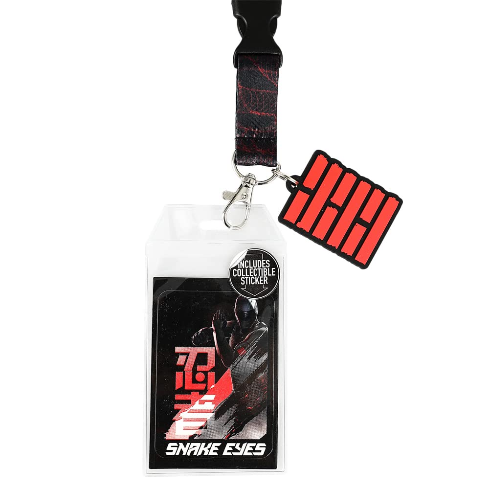 GI Joe Snake Eyes Sublimation Print Lanyard