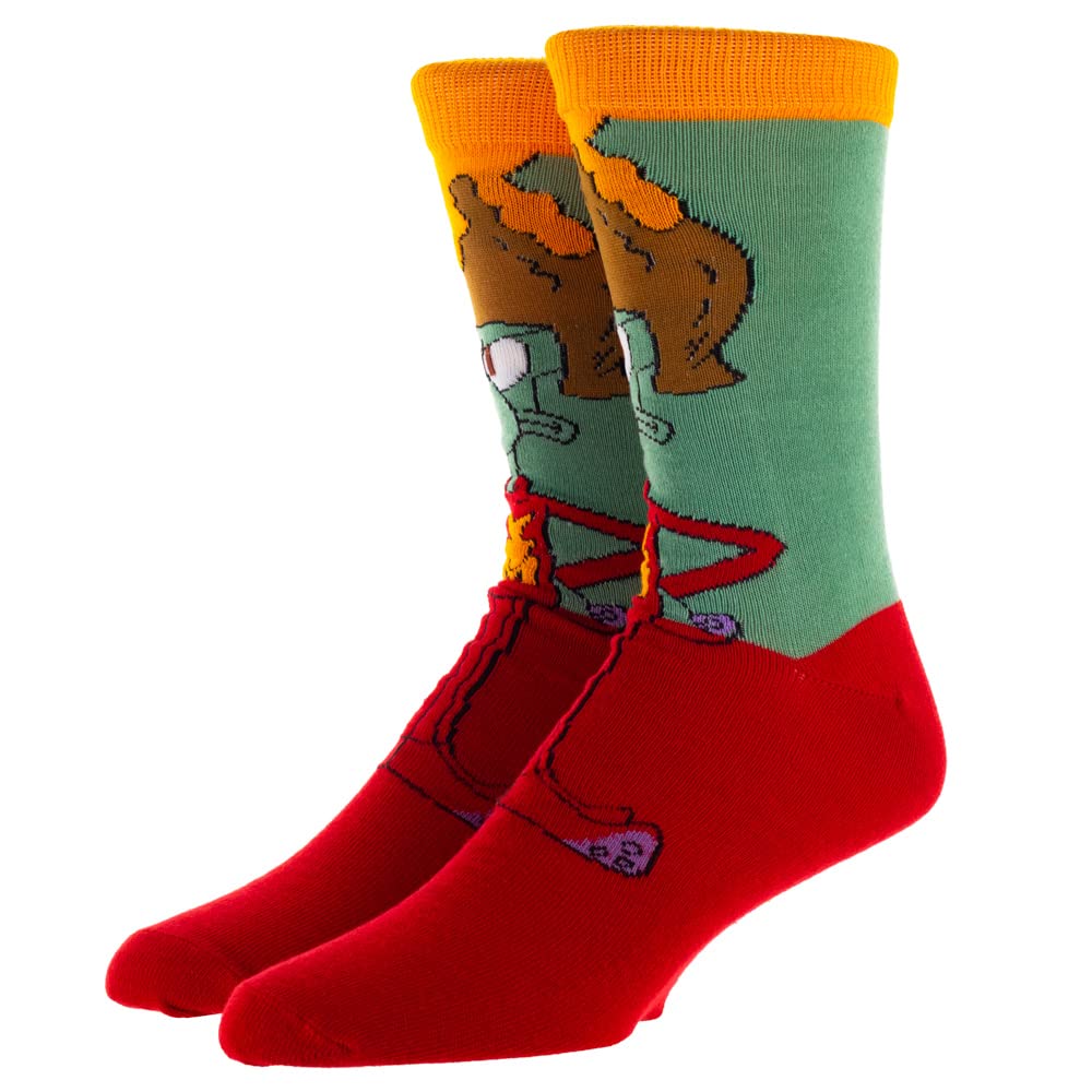 Bioworld Spongebob Squarepants Characters Crew Socks for men 5 pack