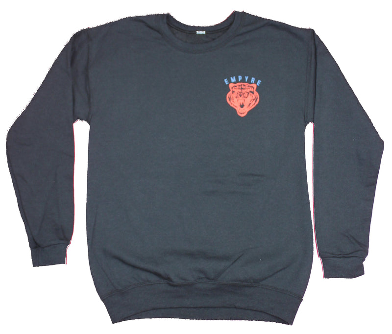 Empyre Mens Sweatshirt  - Tiger Lapel Tiger Earth Back Image