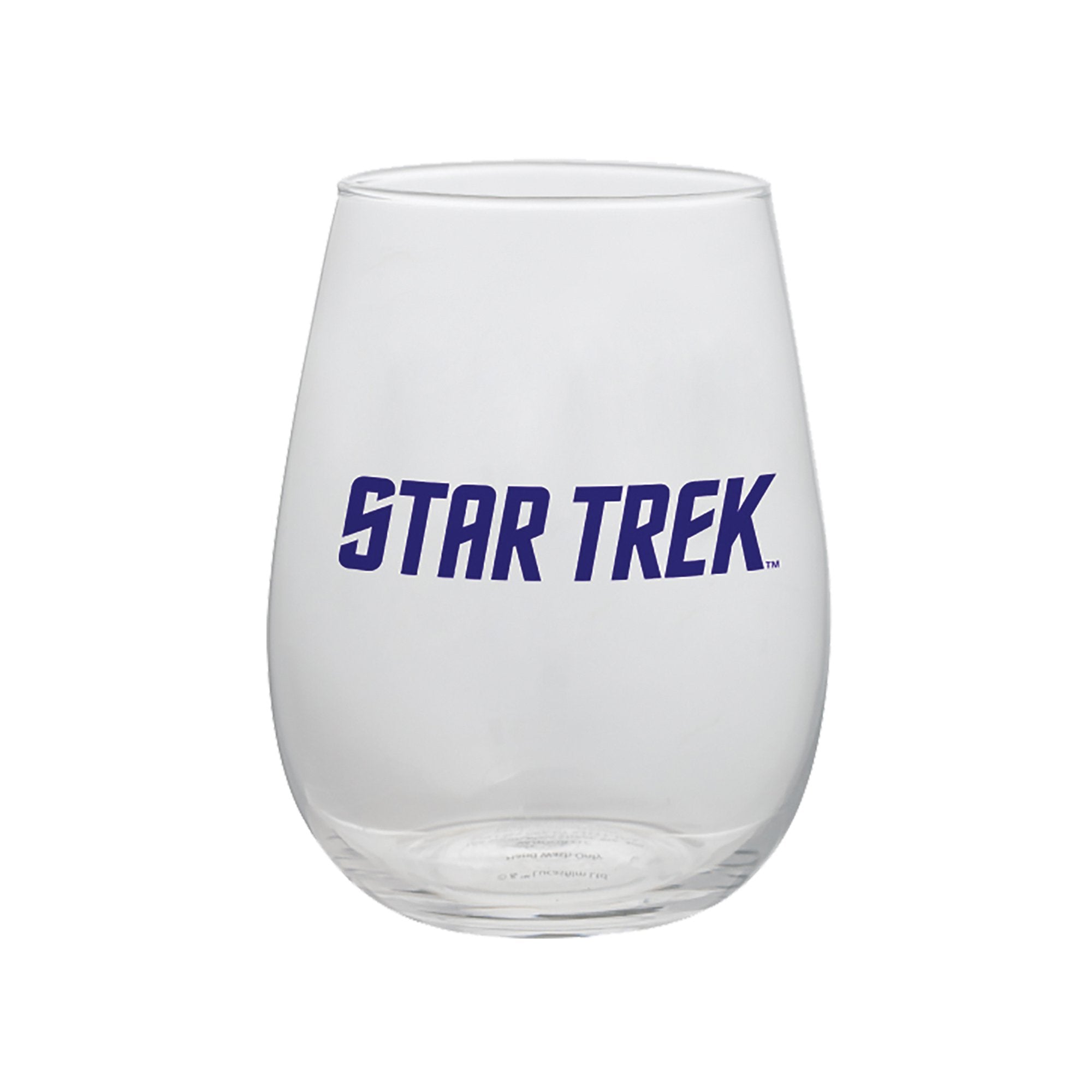 Vandor Star Trek 18 Ounce Contour Glass Tumblers, 2 Piece Set (80112)