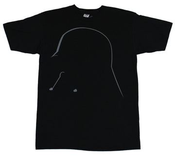 Star Wars Mens T-Shirt - Super Simple Darth Vader Silhouette Image