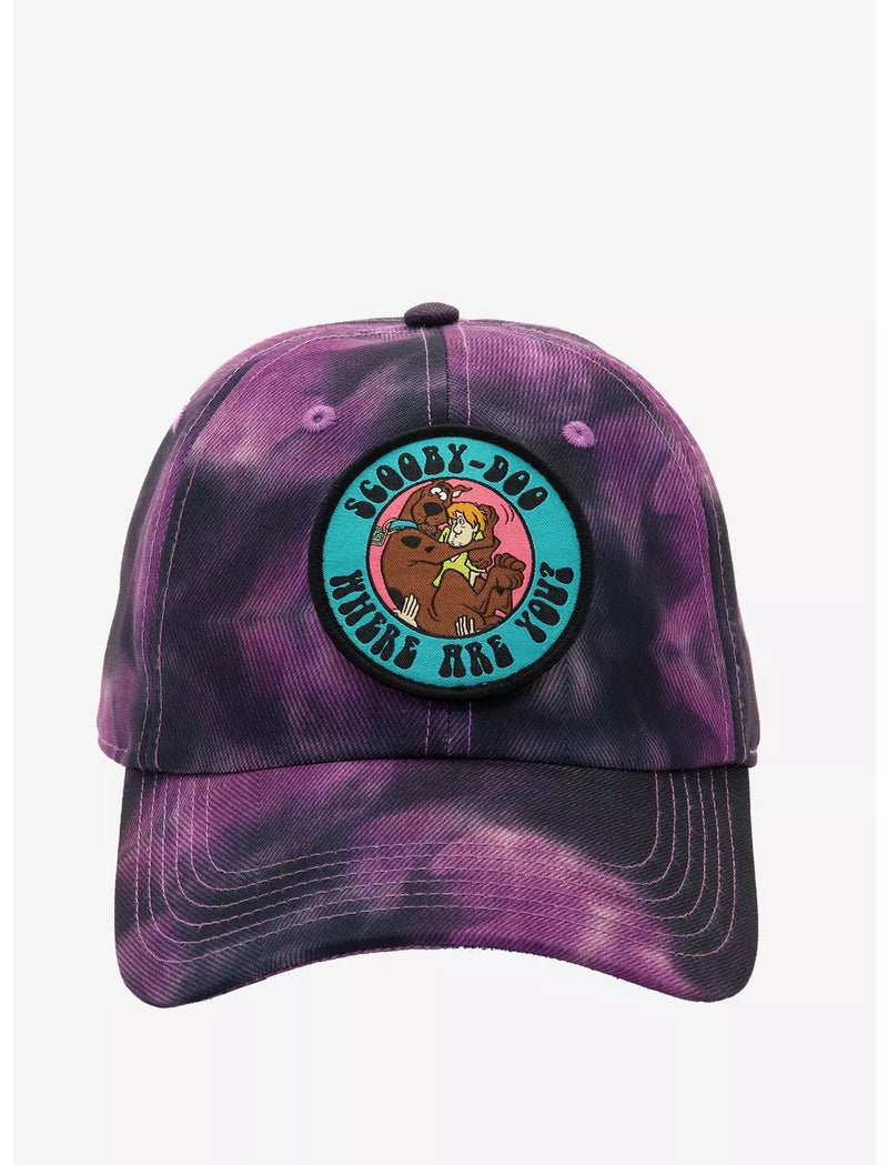 Scooby-Doo Purple Tie-Dye Dad Cap Adjustable Licensed
