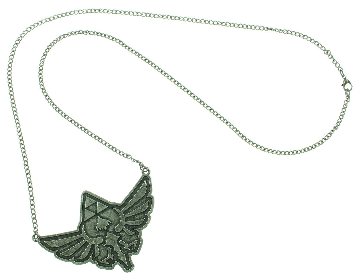 Legend of Zelda The Tirforce Large Nickel Pendant Necklace
