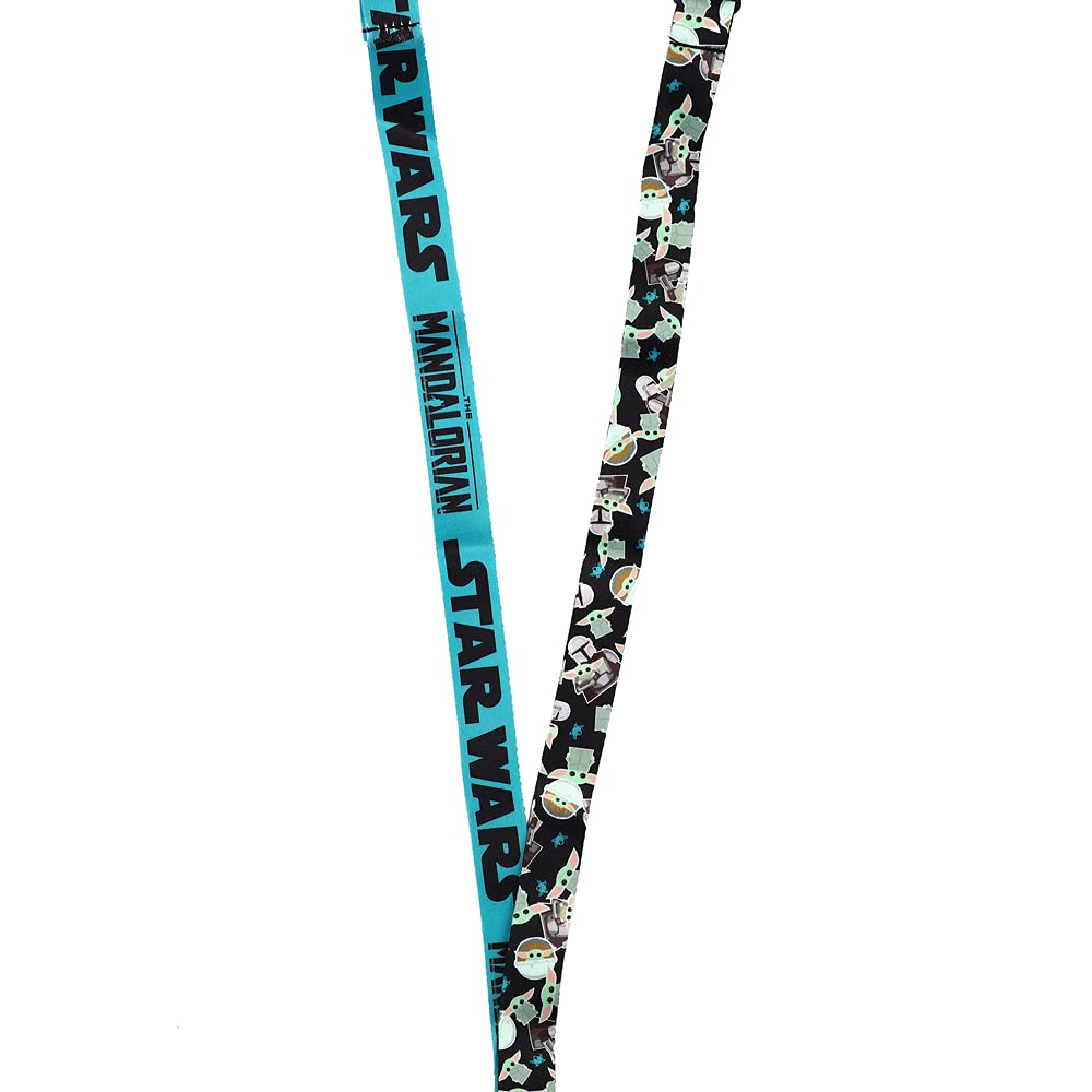 Star Wars Grogu Lanyard Keychain Lapel Pin Novelty Box Gift Set