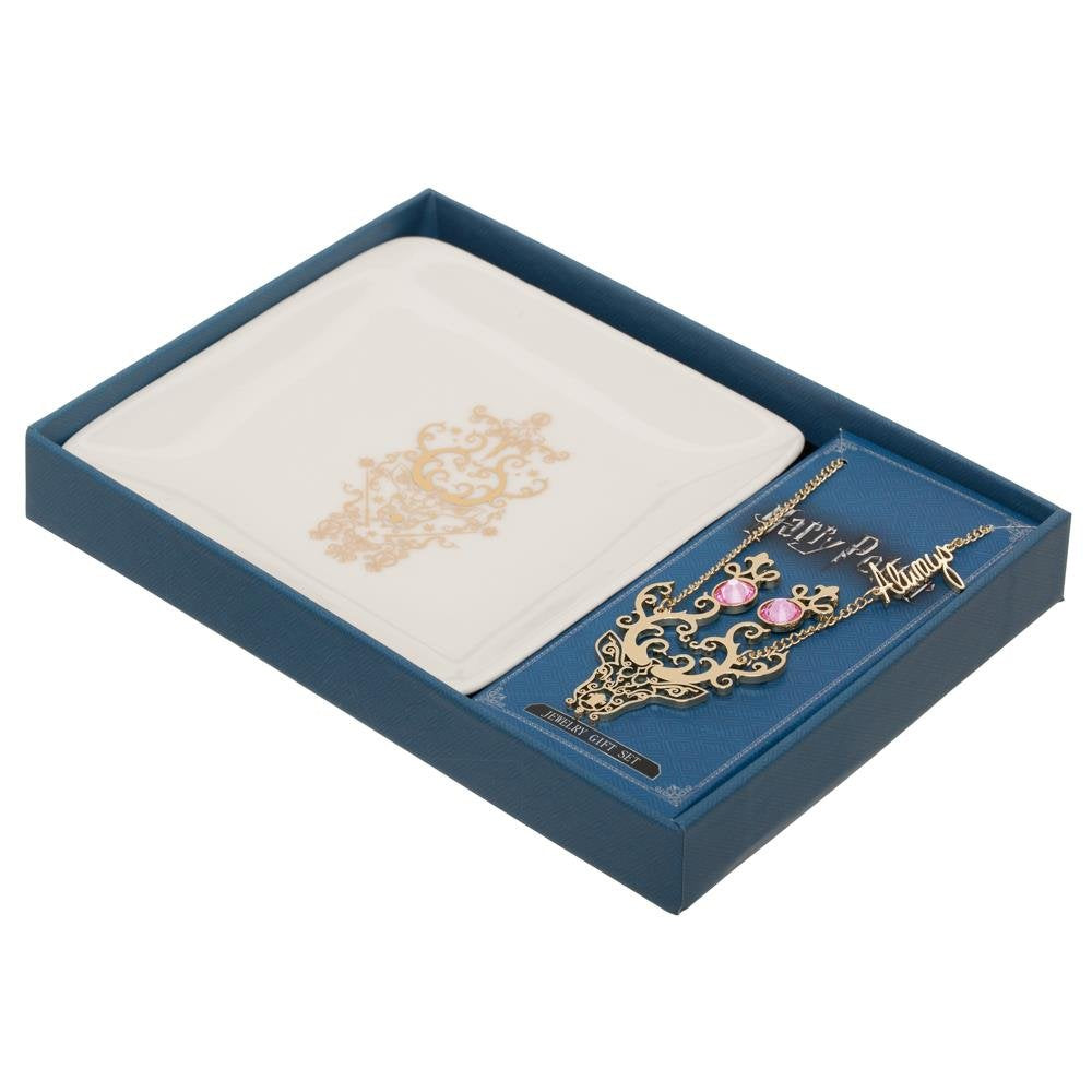 Harry Potter Always Earrings/Necklace Set With Tray