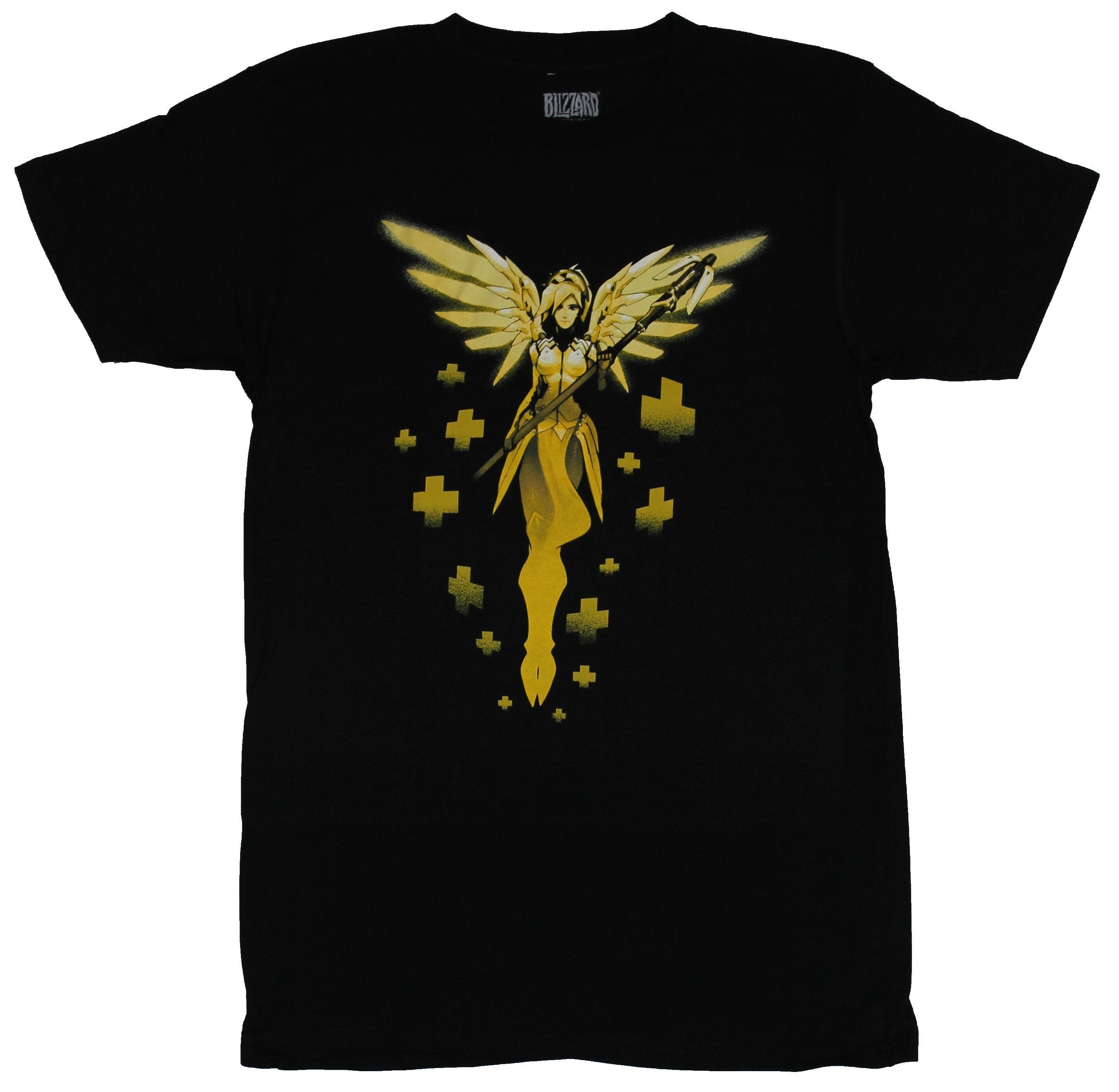 Overwatch  Mens T-Shirt - Have Mercy Golden Mercy Image