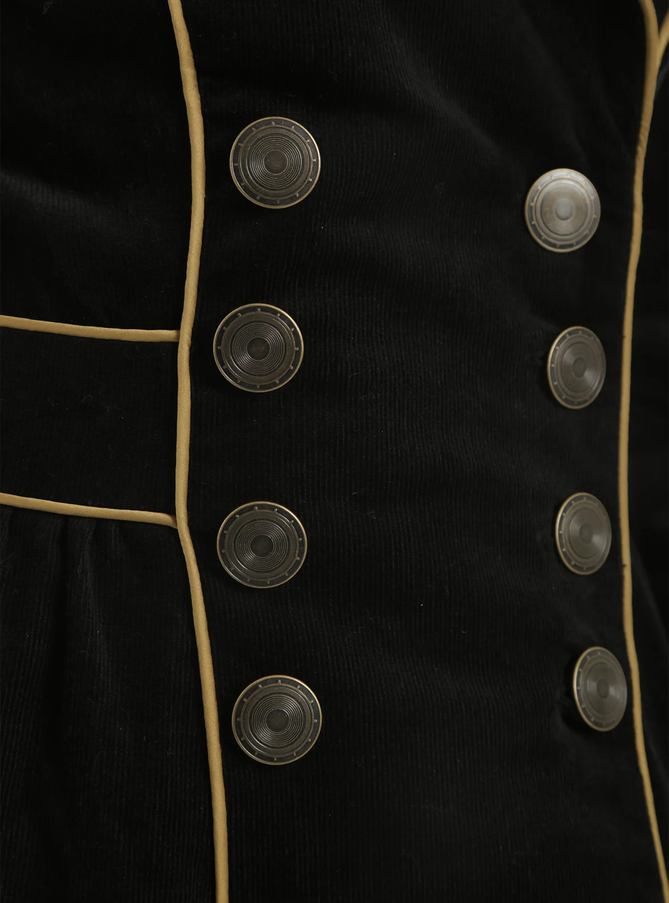 Doctor Who Embroidered TARDIS Girls Corduroy Coat