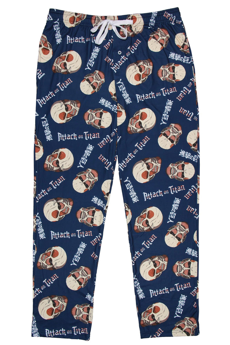 Men's Attack On Titan Manga Merch Pajama Pants Colossal Titan Anime Adult Sleep Pants