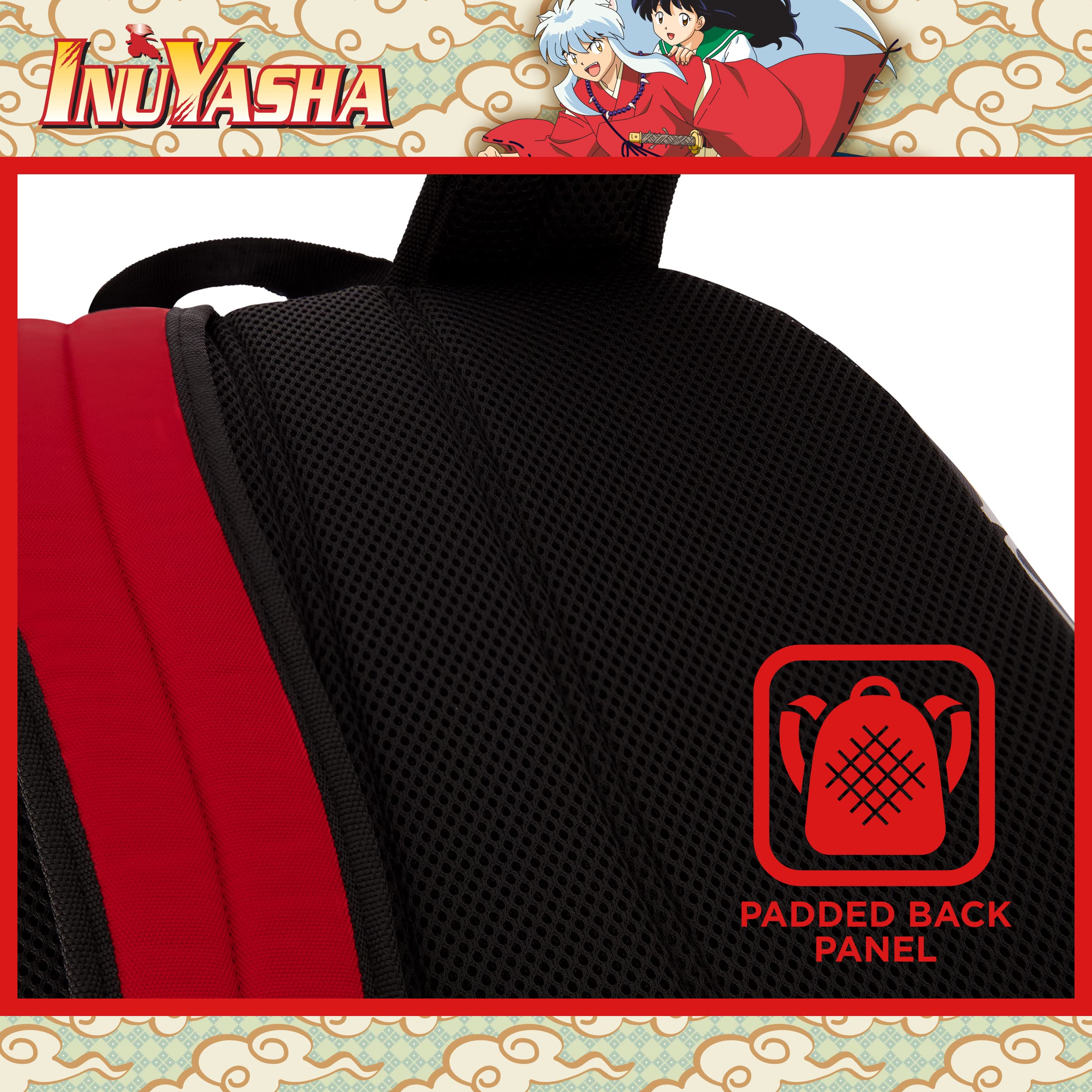 Concept One InuYasha 13 Inch Sleeve Laptop Backpack, Padded Computer Bag for Commute or Travel, Multi