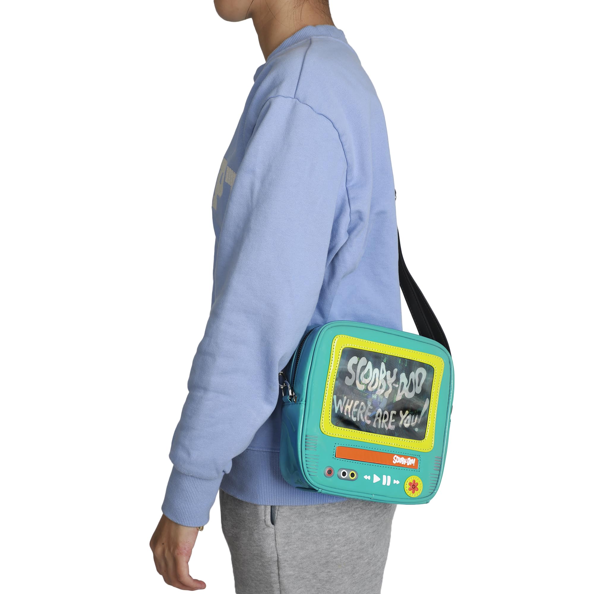 Scooby Doo Characters & Title Logo 19 CM Lenticular Women's TV Bag