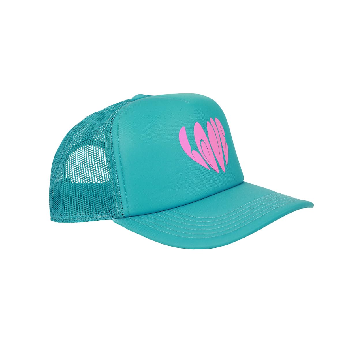 Valentine's Day Love Green Foam Trucker Hat
