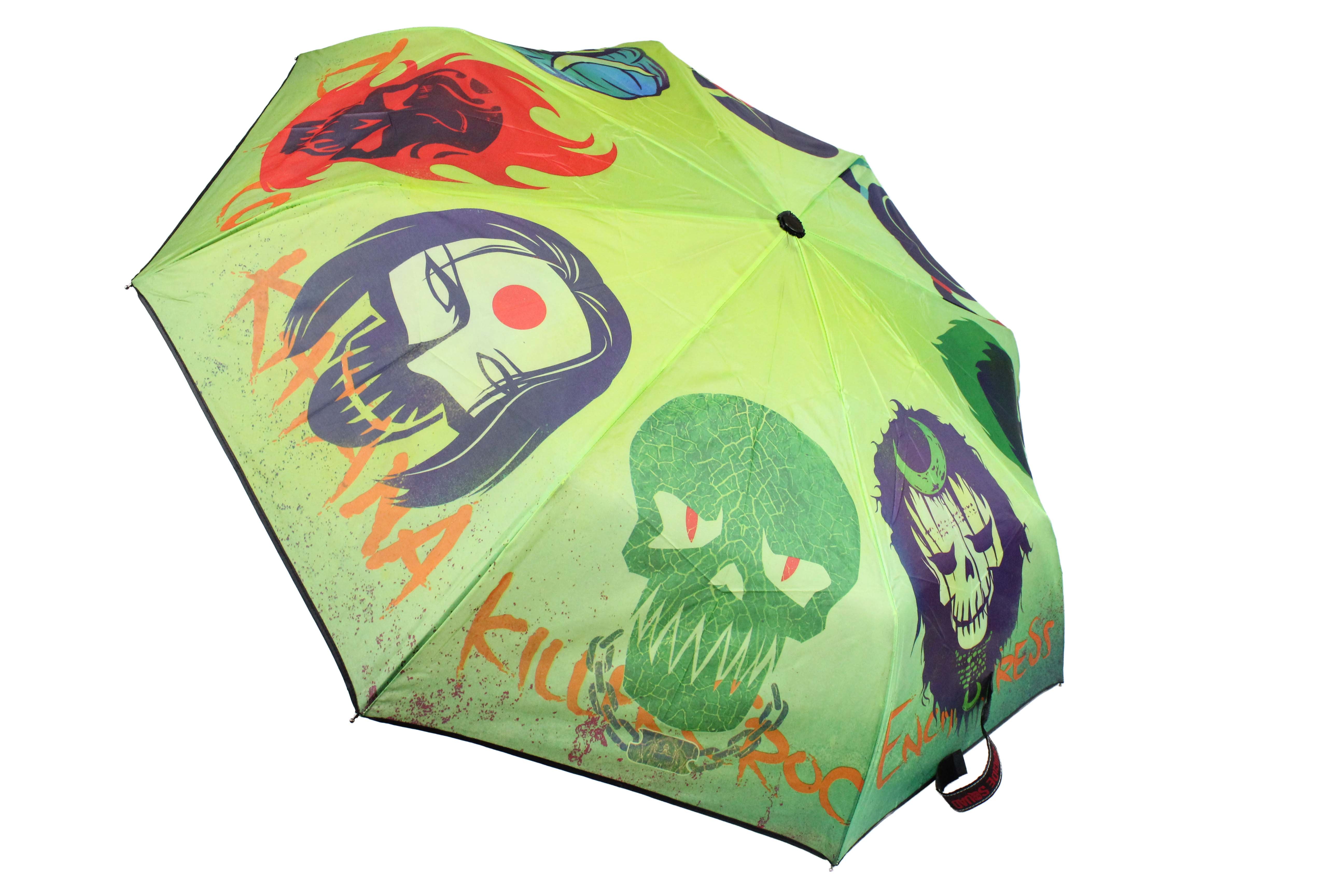DC Comics Suicide Squad Skulls Umbrella