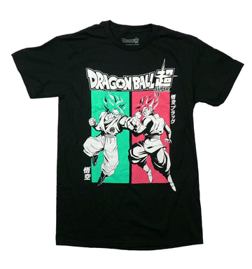 Dragon Ball Z Mens T-Shirt - Goku vs Goku Black