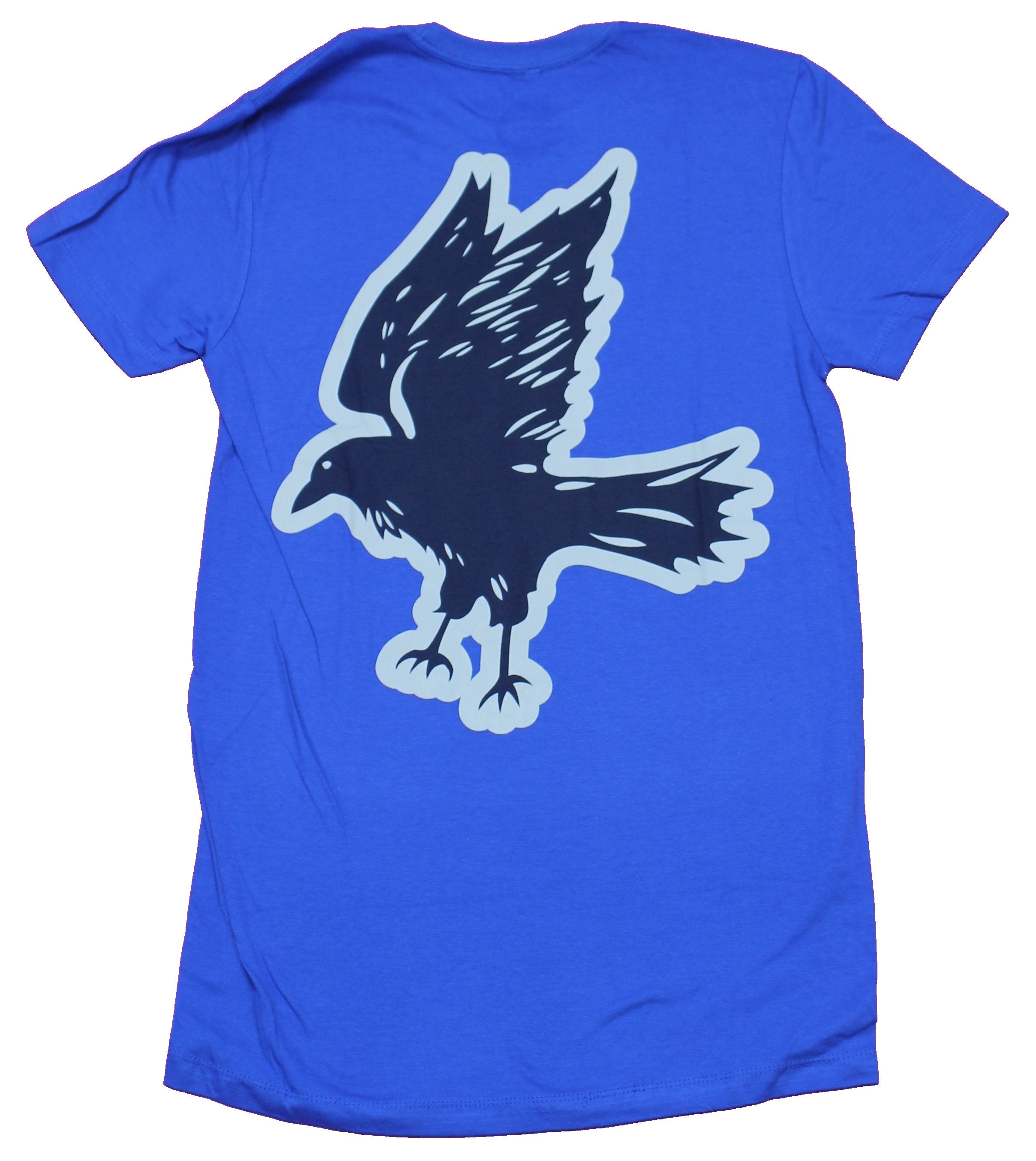 Harry Potter  Mens T-Shirt  -  Ravenclaw Simple Raven Front Large Back Design