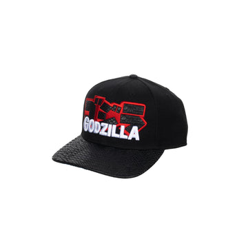Godzilla The Lizard King Monster Black Snapback Hat for Men