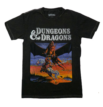 Dungeons & Dragons Mens T-Shirt - Expert Elmore Art Stone Washed
