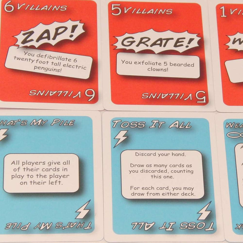 ZingPow: The Zany Comic Book Hero Card Game