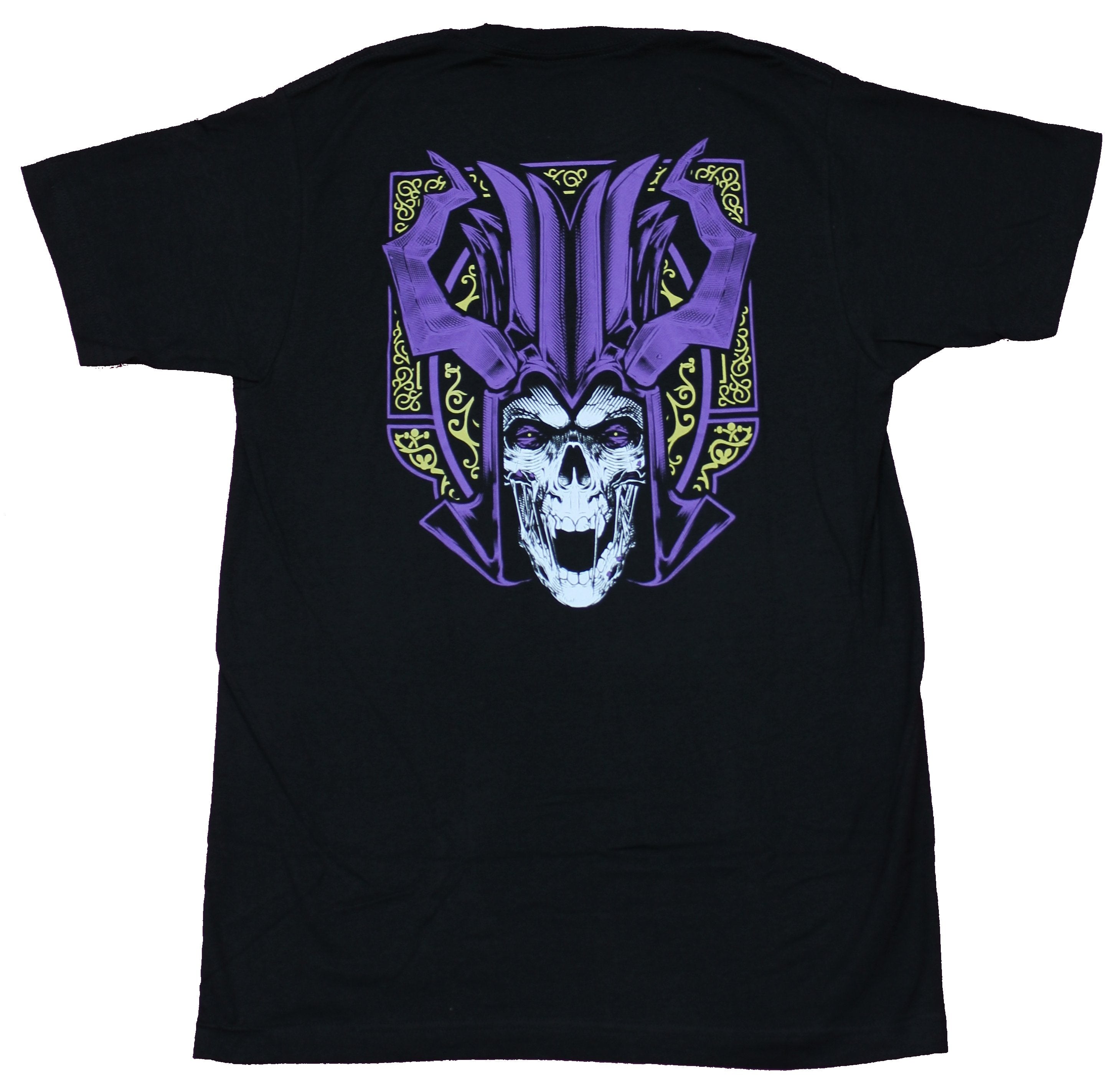 Dungeons & Dragons Mens Long Sleeve T-Shirt - Ampersand Logo Giant Lich Back