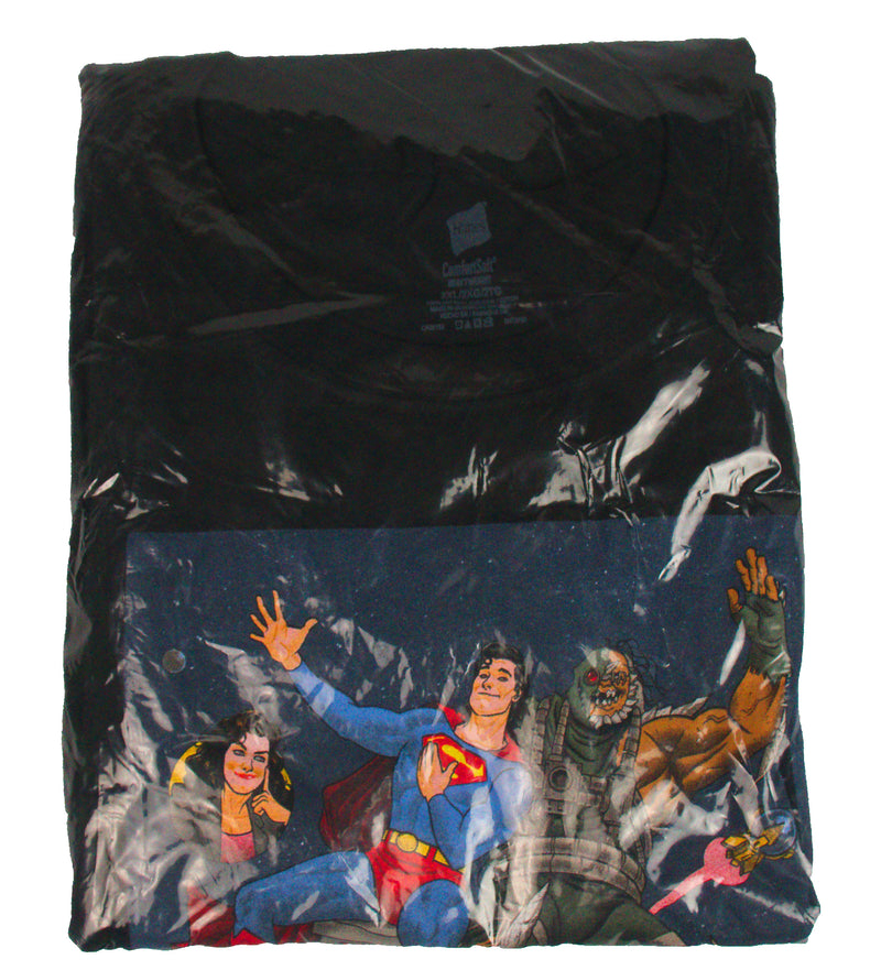 Graphitti Designs Superman Bill & Ted Excellent NOS DEADSTOCK VINTAGE T-SHIRT