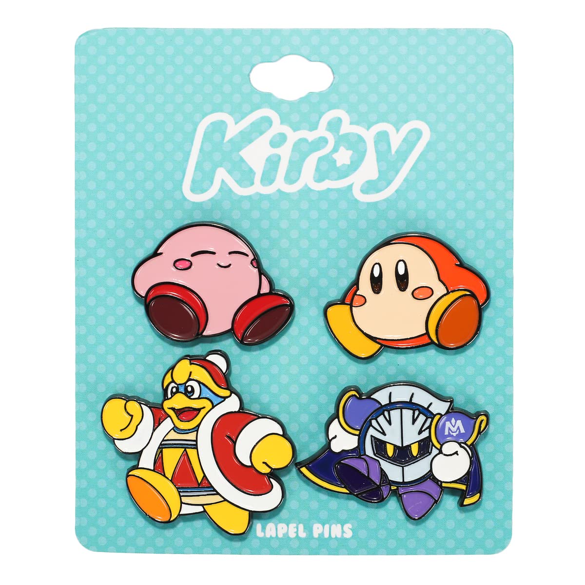 Kirby Characters Lapel Pin Set (Set of 4)
