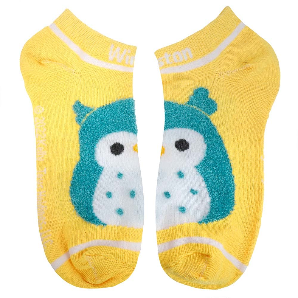 Bioworld Squishmallows Fuzzy Characters 5-Pack Ankle Socks