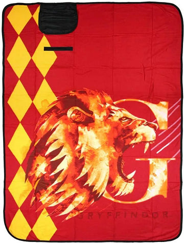Loot Crate Harry Potter Wizarding World Gryffindor picnic travel mat 43" x 59"in