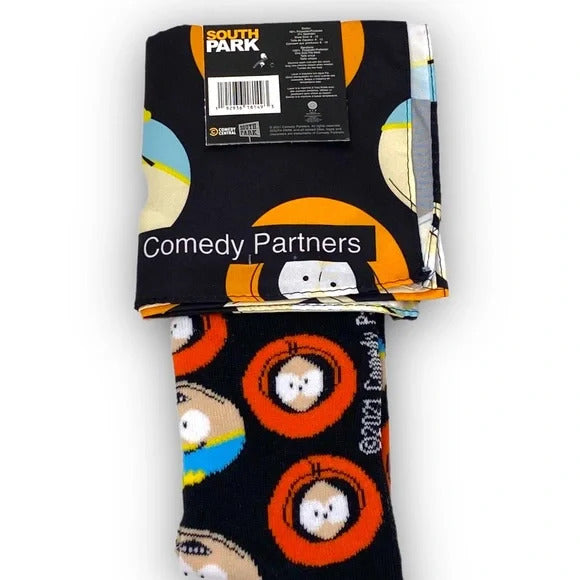South Park Men’s Crew Socks Set With Bandana Shoe Size 6-12