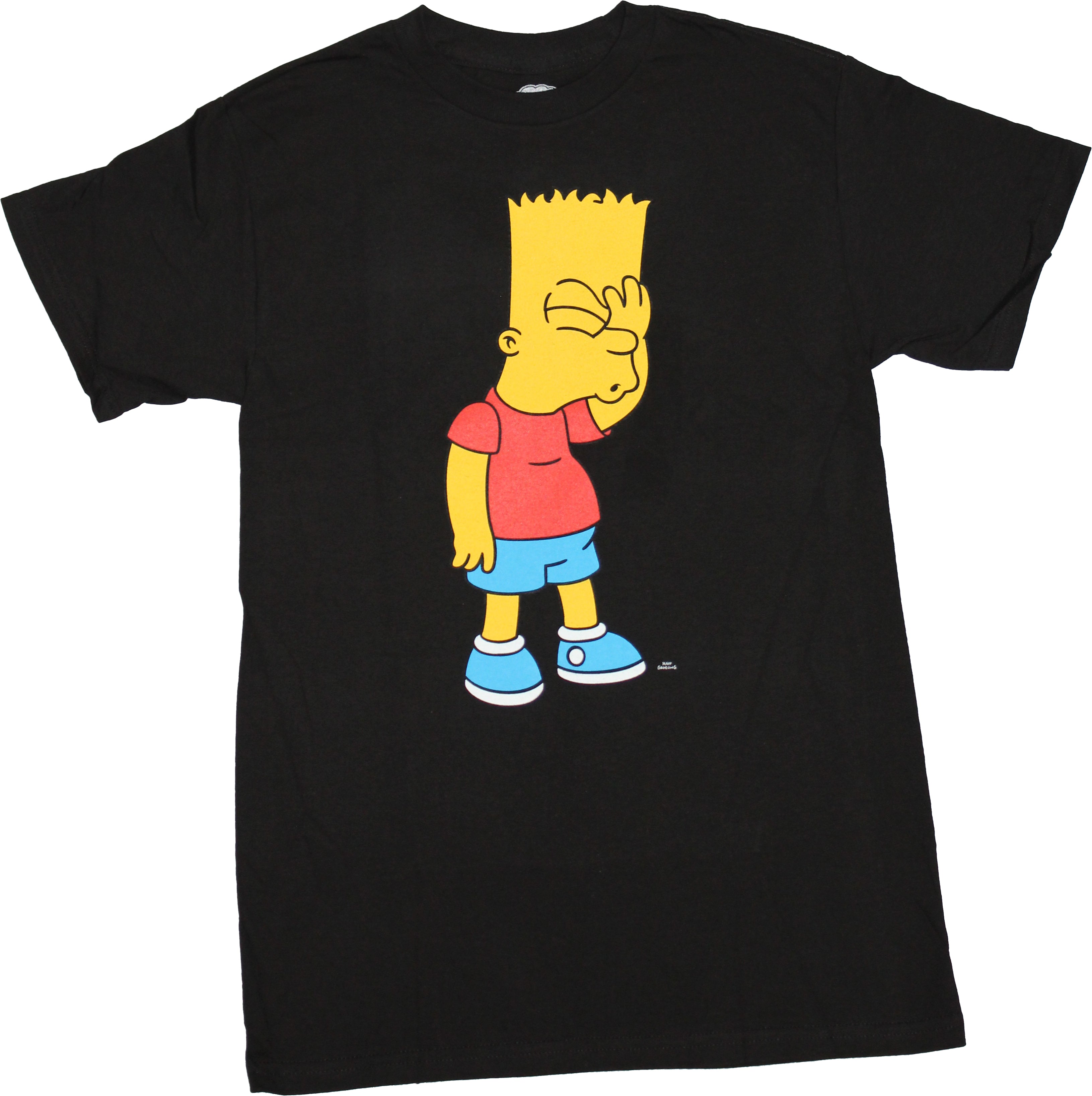 The Simpsons Mens T-Shirt - Bart Simpson Standing Doh Image