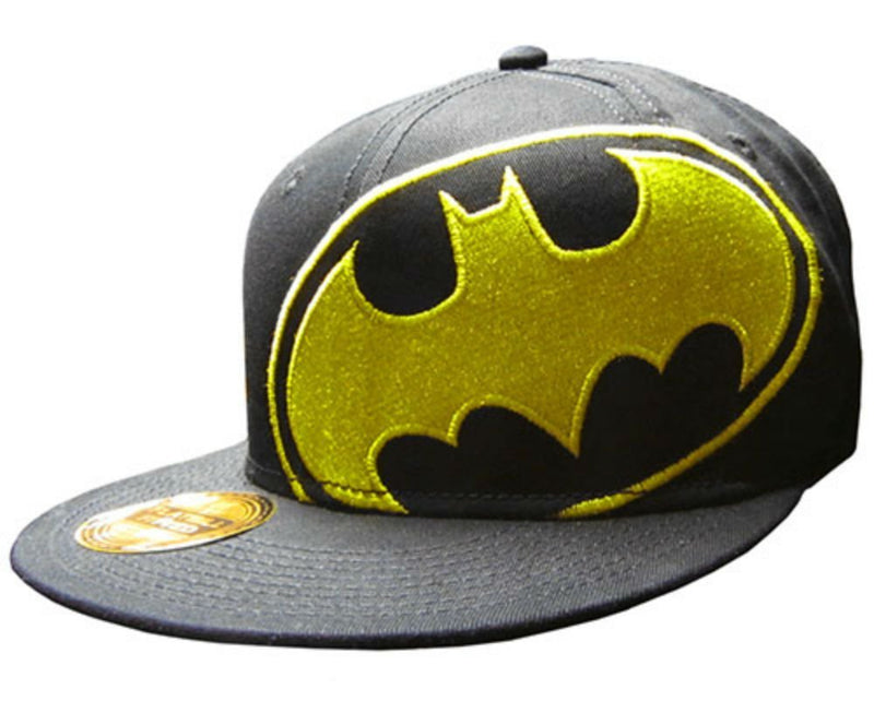 Batman Basic Logo Cap Hats New Licensed DC Comics Black Large / X-large