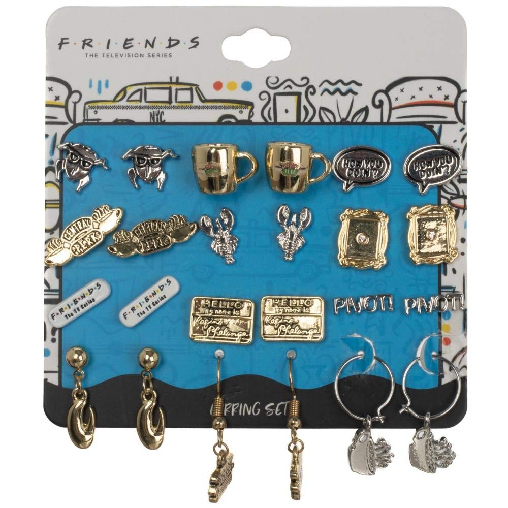 Friends Multi-Pack Womens Fashion Earrings