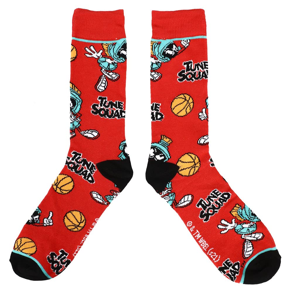 Bioworld Space Jam New Legacy basketball Casual Crew Socks for Men 3-Pack