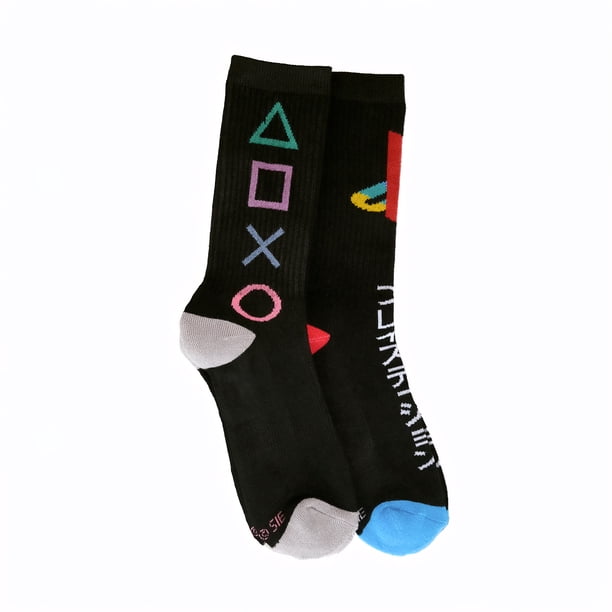 PlayStation Original Crew Socks 2 Pair PS1 Console tin Gift Set