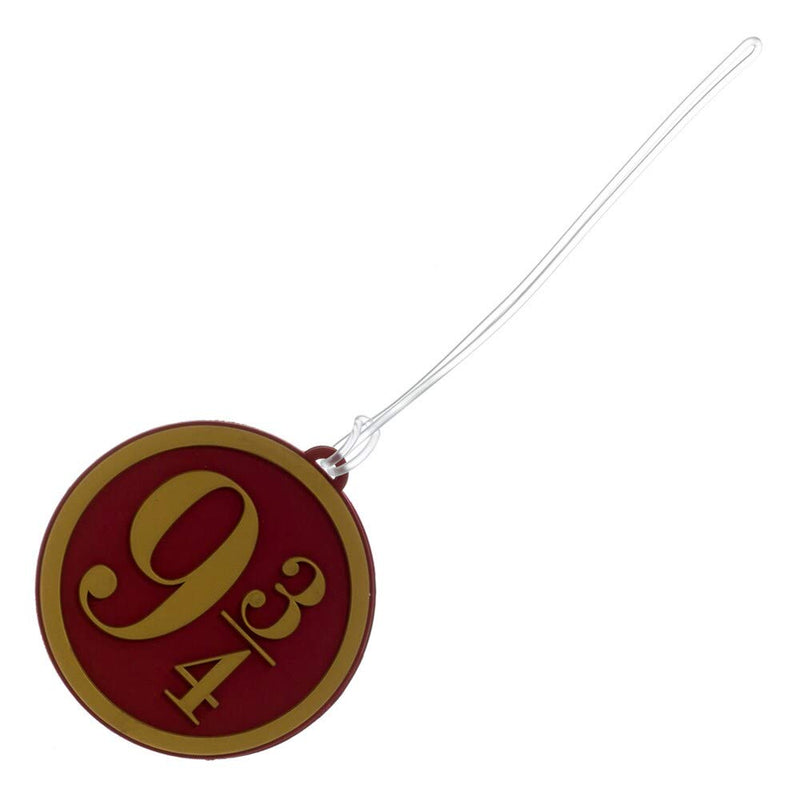 Harry Potter Train Platform 9 3/4 Luggage Bag Tag Hogwarts Red & Gold