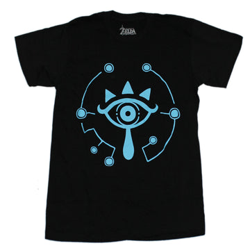 Zelda Mens T-Shirt - Blue Sheikah Symbol