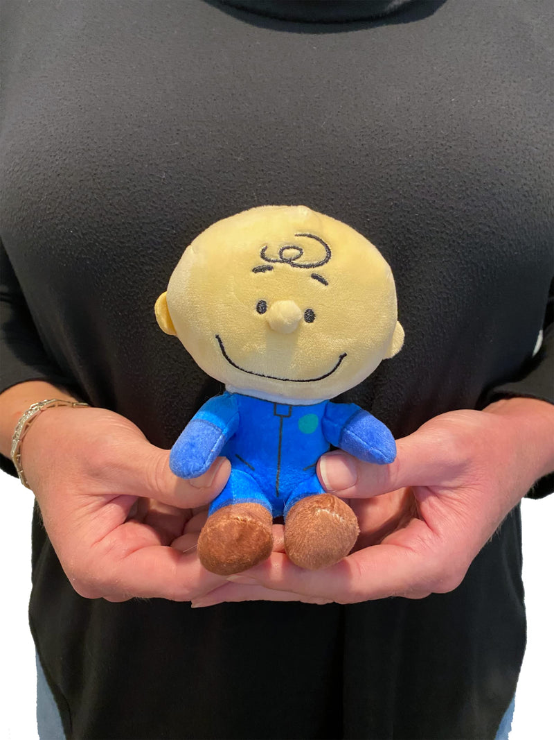 Jinx Official Peanuts Collectible Plush Charlie Brown, Excellent Plushie Toy for Toddlers & Preschool, Super Cute Blue Astronaut Snoopy Team