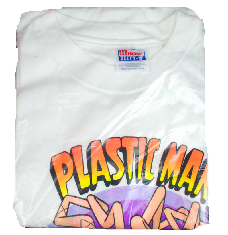 Graphitti Designs Plastic Man Long Sleeve Late 1990s DEADSTOCK VINTAGE T-SHIRT